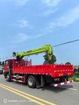 HOWO Zoomlion 8-ton 5-section Boom Truck mounted Crane