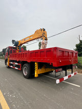 Howo 4×2 Shimei 8-ton 6-section Boom Truck Mounted Crane