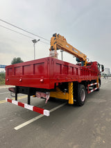 Howo 4×2 Shimei 8-ton 6-section Boom Truck Mounted Crane