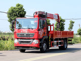Howo 4×2 Changxing 8-ton 5-section Boom Truck Mounted Crane