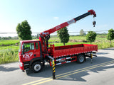 Howo 4×2 Changxing 8-ton 5-section Boom Truck Mounted Crane