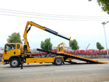 Sanhuan Wrecker Truck With Folding Crane Arm