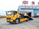 Jiefang Tiger VH Yellow License One-tow-two Wrecker Truck