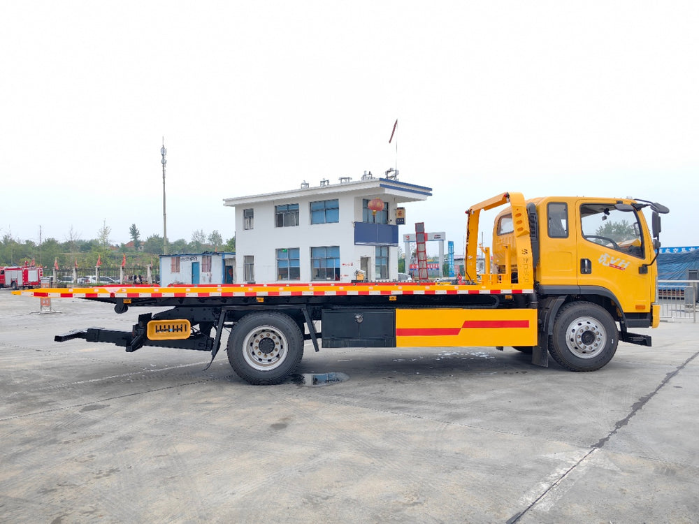 Jiefang Tiger VH Yellow License One-tow-two Wrecker Truck