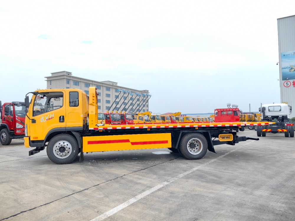 Jiefang Tiger VH Yellow License One-tow-two Wrecker Truck