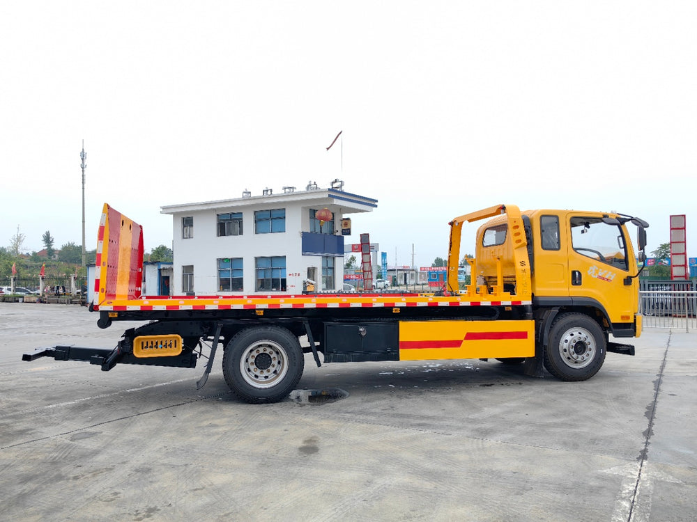 Jiefang Tiger VH Yellow License One-tow-two Wrecker Truck