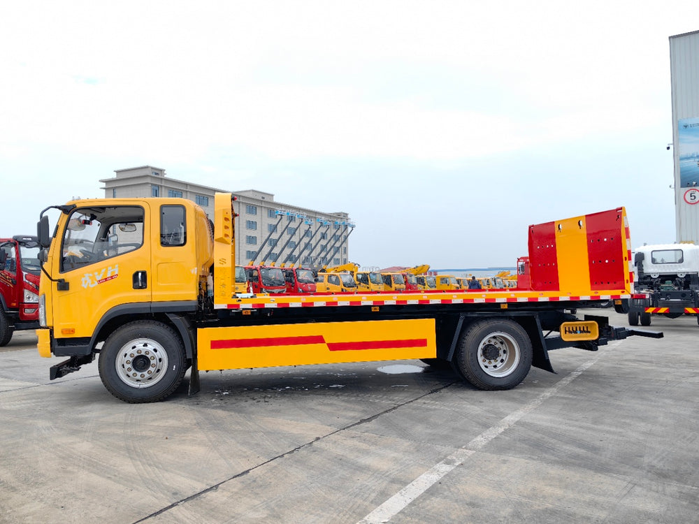 Jiefang Tiger VH Yellow License One-tow-two Wrecker Truck