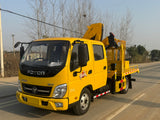 Foton Double Row Cab Changxing 8-ton Folding Arm Truck-mounted Crane