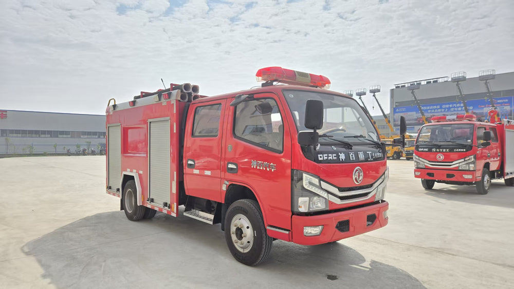 Dongfeng Dolica D6 Double Row Cab Water Tank Fire Truck