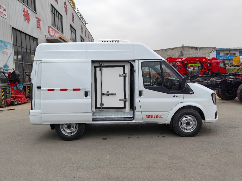 JMC FUSHUN SHORT WHEELBASE MID-HIGH TOP VAN REFRIGERATED TRUCK FULL SPECIFICATION TABLE