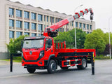 Dongfeng 4×2 Changxing 8-ton 5-section boom truck crane