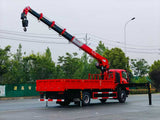 Dongfeng 4×2 Changxing 8-ton 5-section boom truck crane