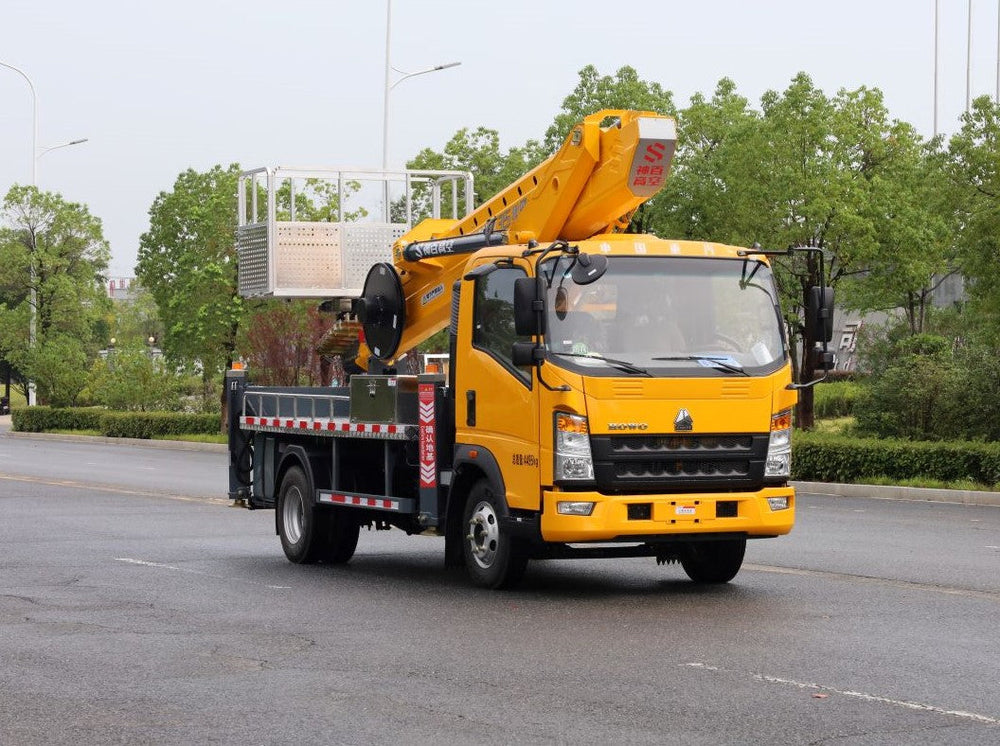 Howo 32-meter aerial work platform truck - SHENBAI Auto