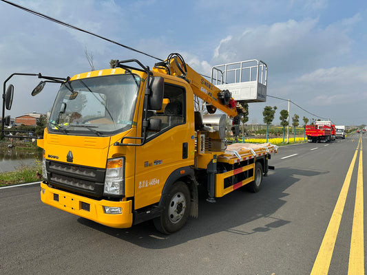 Sinotruk Howo 20-meter three-in-one multi-functional aerial work platform truck - View 2 - SHENBAI Auto