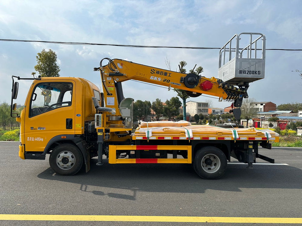 Sinotruk Howo 20-meter three-in-one multi-functional aerial work platform truck - View 3 - SHENBAI Auto