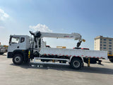 Dongfeng 8-ton straight boom truck-mounted crane