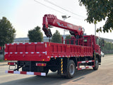 HOWO Changxing 8-ton 6-section Boom Truck Mounted Crane