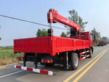 HOWO Sany 10-ton 5-section Boom Truck mounted Crane