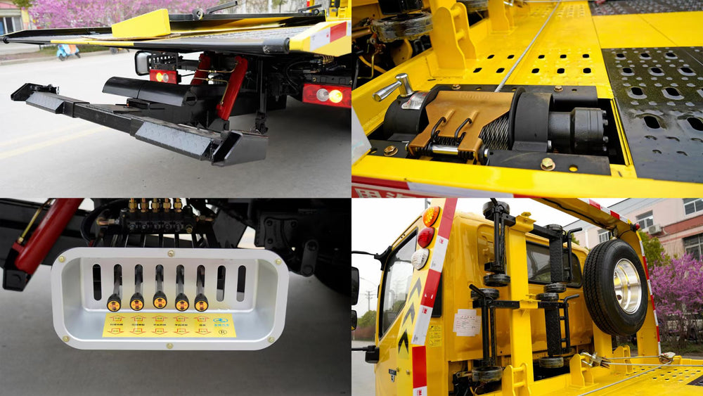 Foton 4×2 Light Boom Wrecker Truck 8 Ton for Road Recovery Service