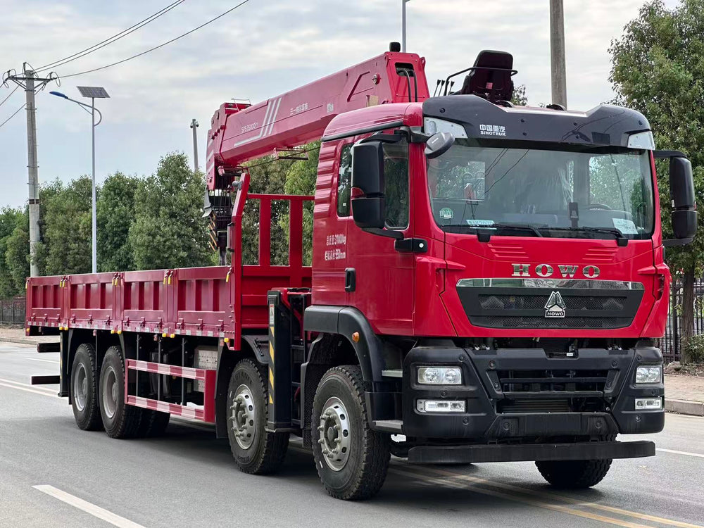 Sinotruk Howo Sany 14-ton 5-section boom truck crane - SHENBAI Auto