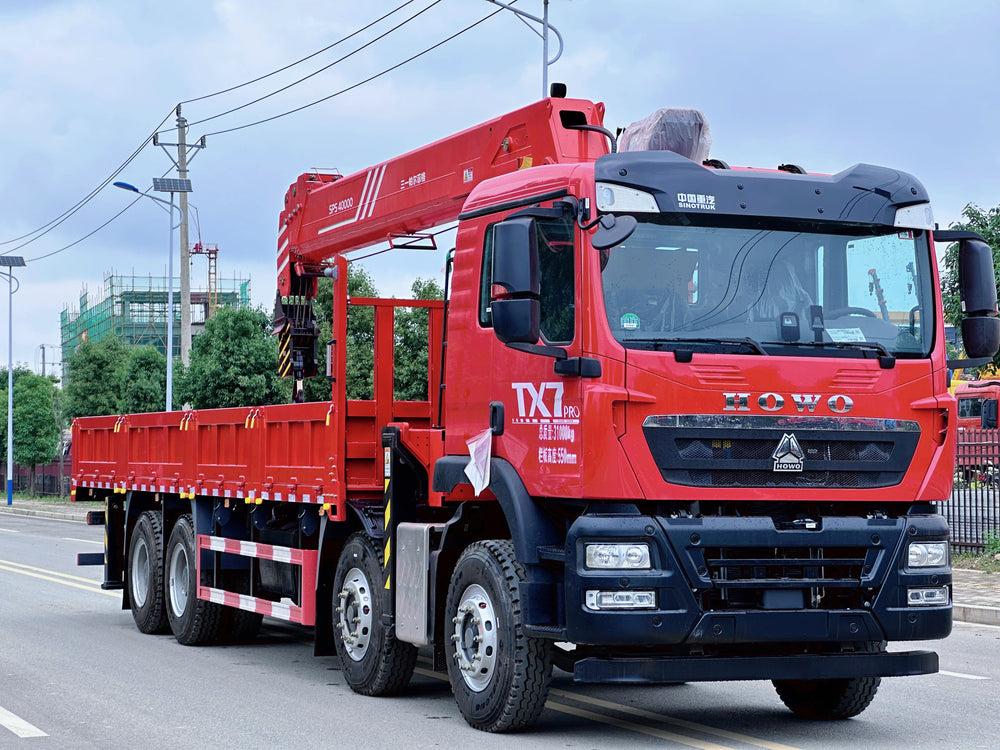 Sinotruk Howo Sany 16-ton 5-section boom truck crane - SHENBAI Auto