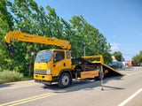 Jiefang 6.2 meter crane Wrecker truck
