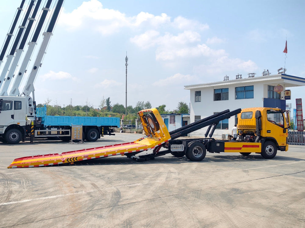 JAC 5.6 Meter tilting and dropping integrated Wrecker truck - View 5 - SHENBAI Auto