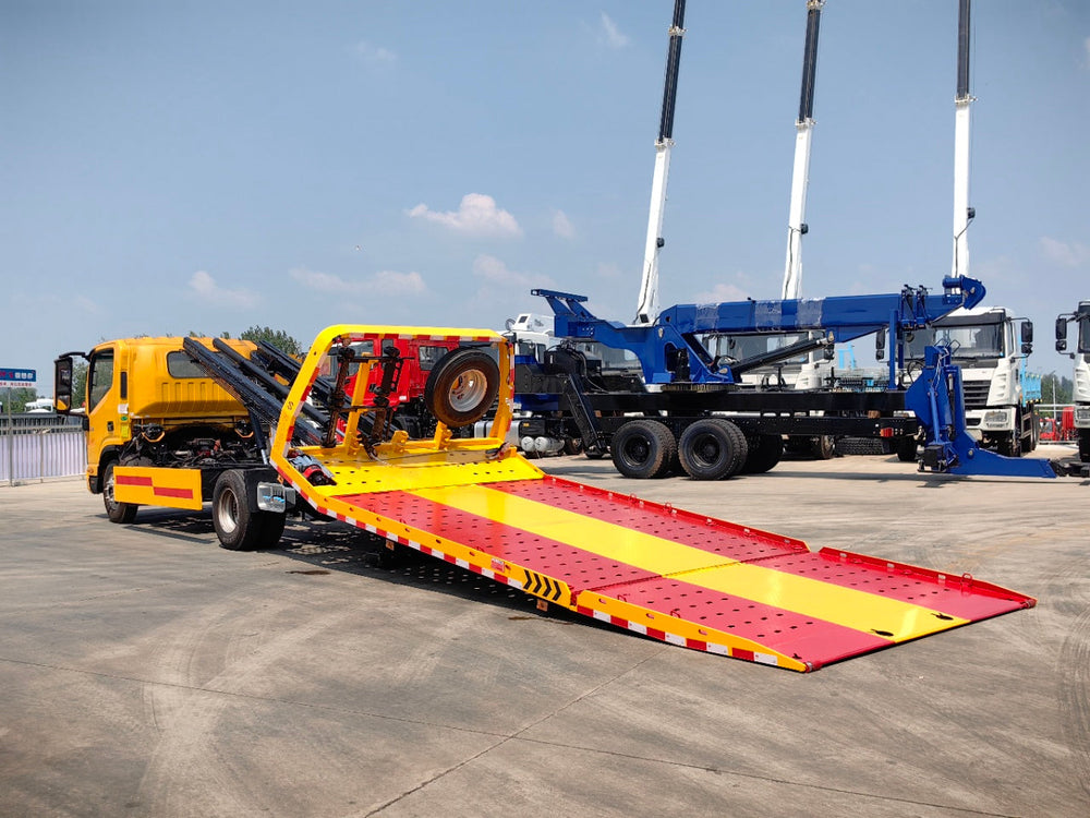 JAC 5.6 Meter tilting and dropping integrated Wrecker truck - View 6 - SHENBAI Auto