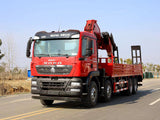 Howo 8×4 changxing 25-ton Knuckle Arm Truck Crane
