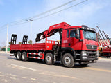 Howo 8×4 changxing 25-ton Knuckle Arm Truck Crane