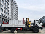 BeiBen 4x4 XCMG 10-ton folding boom crane