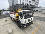 BeiBen 4x4 XCMG 10-ton folding boom crane