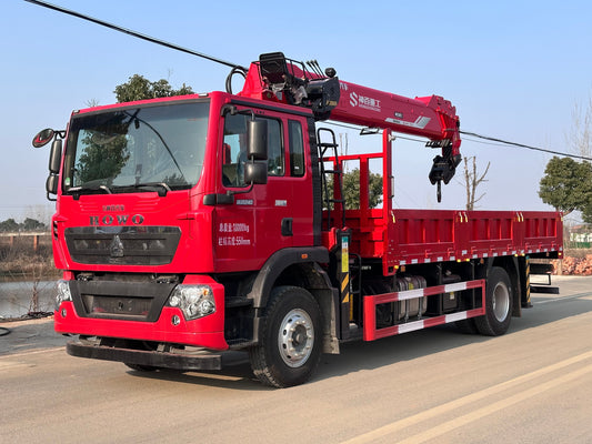 Sinotruk Howo TX 4×2 Changxing 8-ton Truck Mounted Crane - SHENBAI Auto