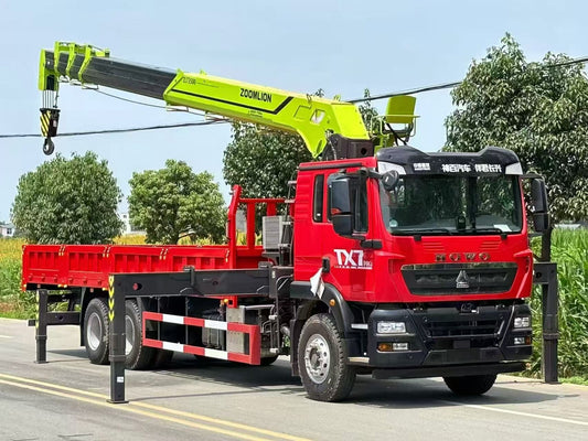 Howo TX 6x4 with MAN 350 Engine - Zoomlion 14-ton Truck-mounted Crane - SHENBAI Auto