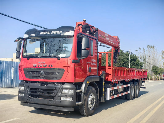 Howo TX320 6x4 Sany 14-ton truck mounted crane - SHENBAI Auto
