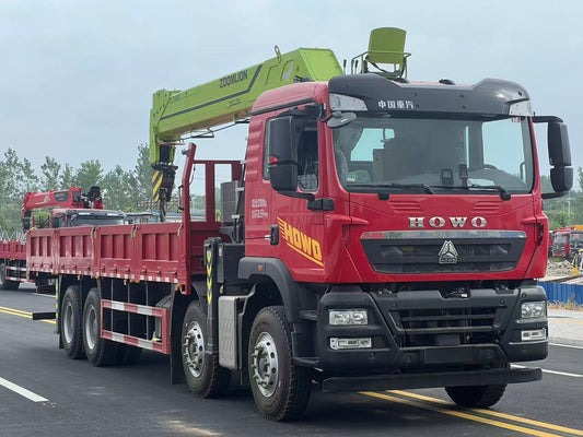 Howo 8x4, Weichai 8T, 380 HP, Zoomlion 14-ton truck-mounted crane - SHENBAI Auto