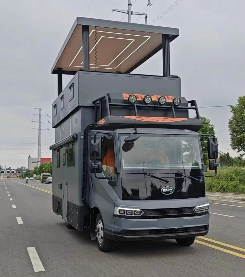 BYD T5 Camper Van with Nesting Lifting Roof - View 3 - SHENBAI Auto