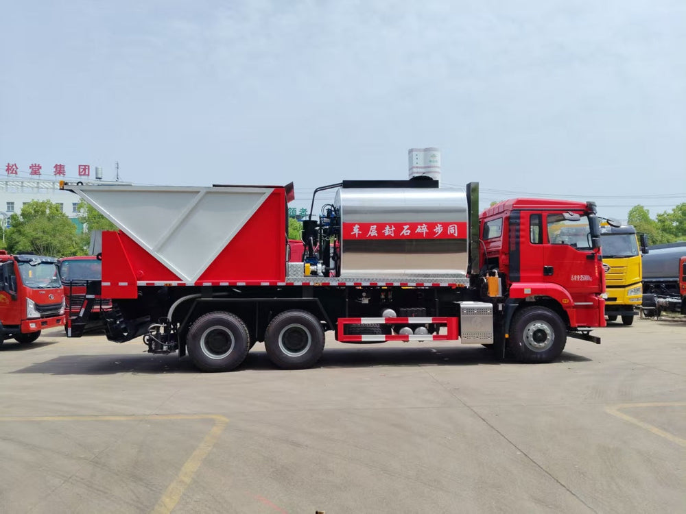 Shaanxi Automobile Delong 6×4 Synchronous Asphalt Mash 20m³ Sealing Truck - View 2 - SHENBAI Auto