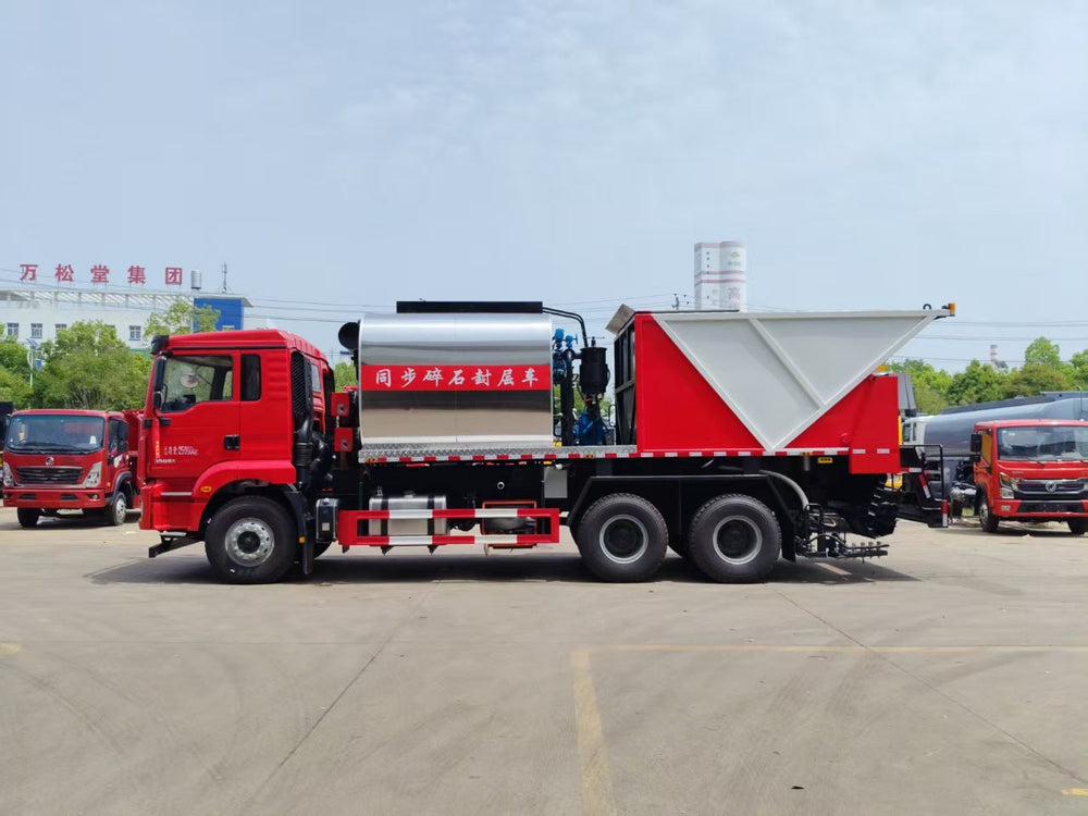 Shaanxi Automobile Delong 6×4 Synchronous Asphalt Mash 20m³ Sealing Truck - View 3 - SHENBAI Auto