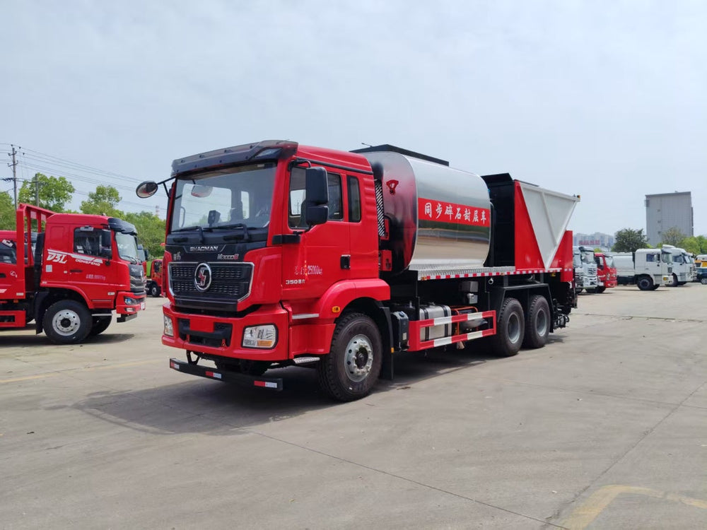 Shaanxi Automobile Delong 6×4 Synchronous Asphalt Mash 20m³ Sealing Truck - View 4 - SHENBAI Auto