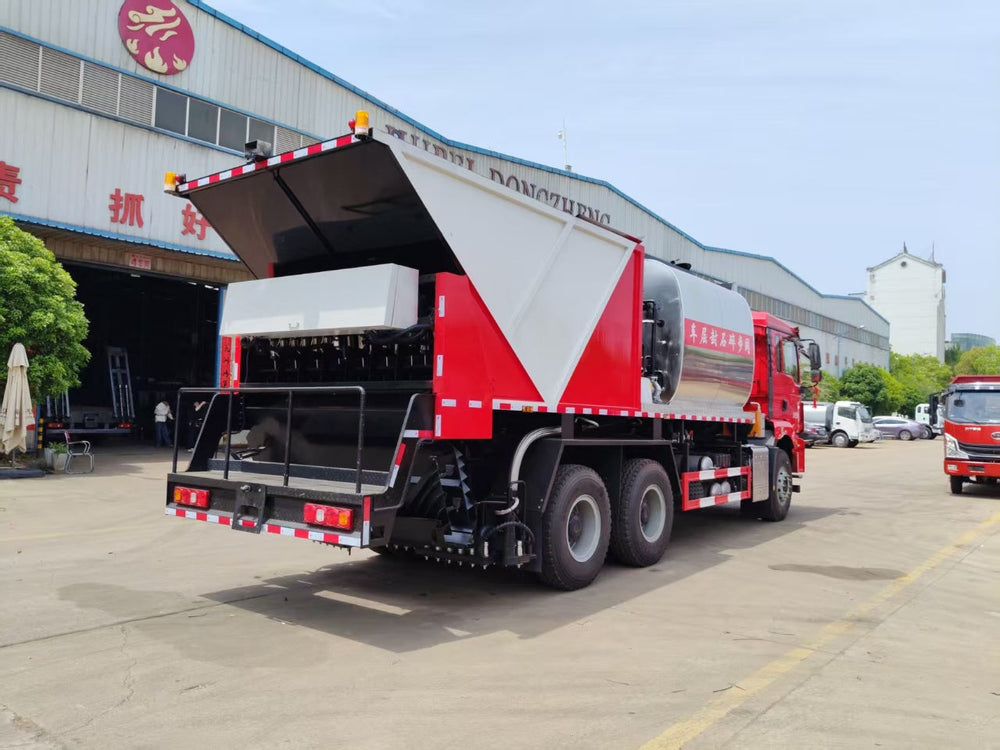 Shaanxi Automobile Delong 6×4 Synchronous Asphalt Mash 20m³ Sealing Truck - View 6 - SHENBAI Auto