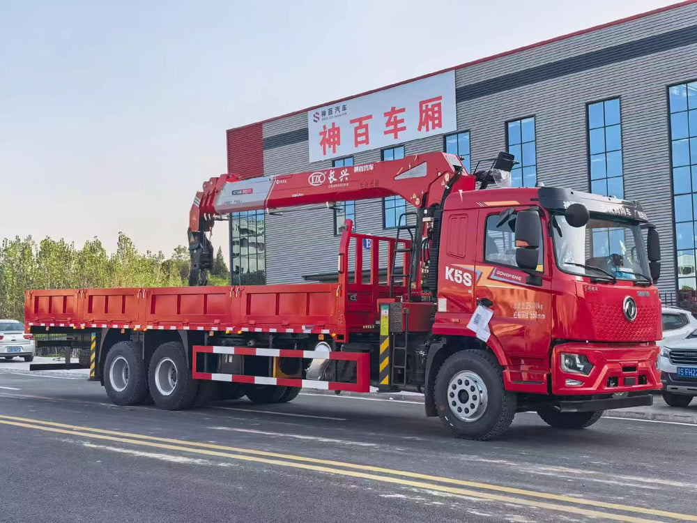 Shenbai Jincheng K5S 8×4 Crane Truck – Changxing 12T 5-Section Synchronous Telescopic Crane