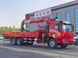 Shenbai Jincheng K5S 8×4 Crane Truck – Changxing 12T 5-Section Synchronous Telescopic Crane