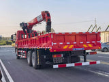 Shenbai Jincheng K5S 8×4 Crane Truck – Changxing 12T 5-Section Synchronous Telescopic Crane