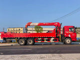 Shenbai Jincheng K5S 8×4 Crane Truck – Changxing 12T 5-Section Synchronous Telescopic Crane