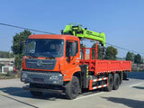 Shenbai Tianjin 6x4 truck with a 12-ton, five-section Zoomlion crane