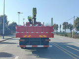 Shenbai Tianjin 6x4 truck with a 12-ton, five-section Zoomlion crane