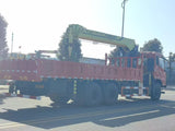Shenbai Tianjin 6x4 truck with a 12-ton, five-section Zoomlion crane