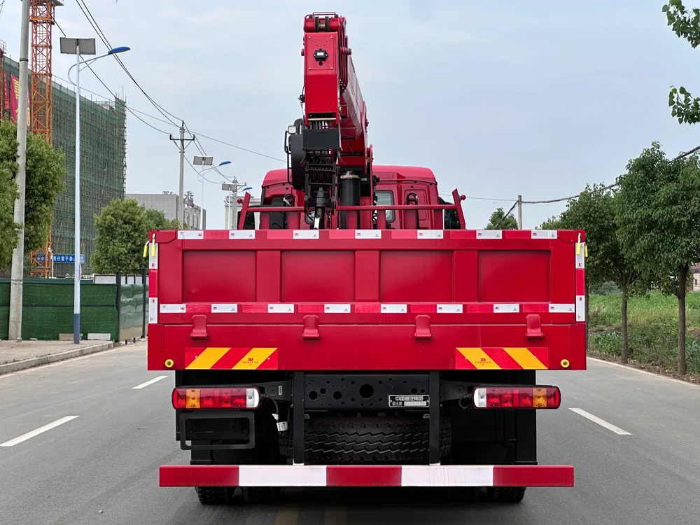 HOWO 8×4 SANY 14-ton 5-section Boom Truck Mounted Crane - View 6 - SHENBAI Auto