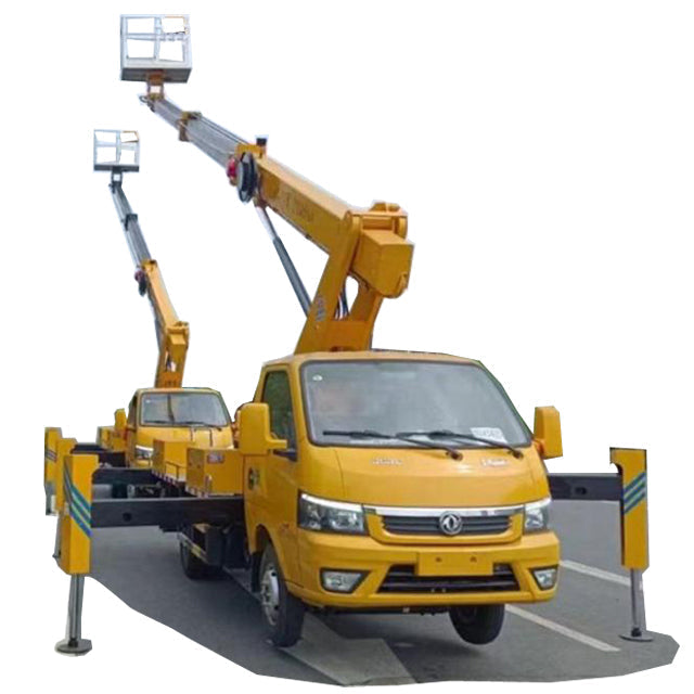 Dongfeng Tuyi 21 meters 4 x2 telescopic boom aerial operation vehicle - View 3 - SHENBAI Auto